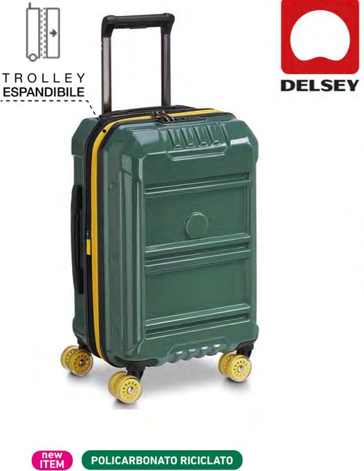 55 Valigia Trolley Cabina Delsey Rempart